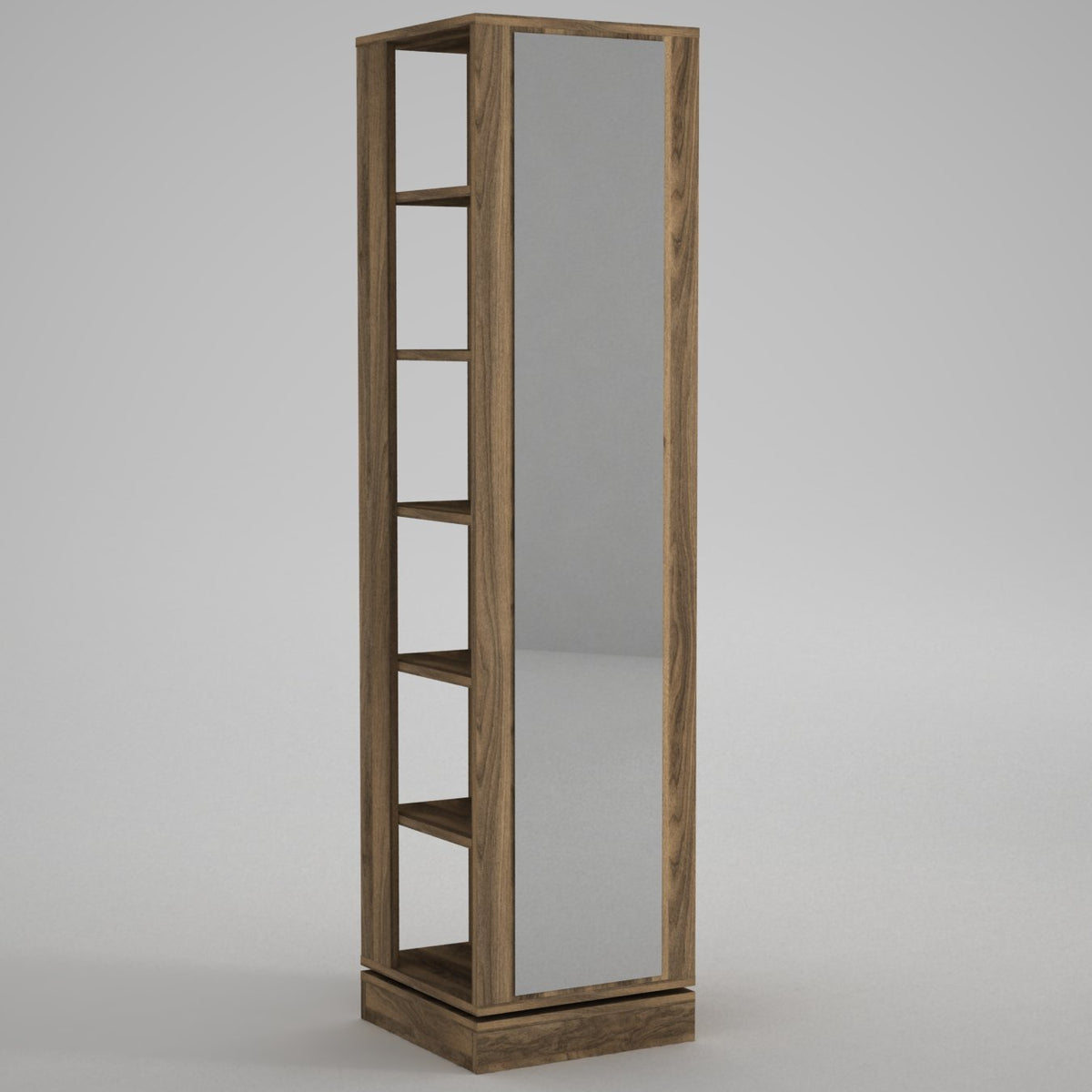 Έπιπλο Εισόδου Piana Καρυδί 44.8x44.8x180 εκ. Μελαμίνης