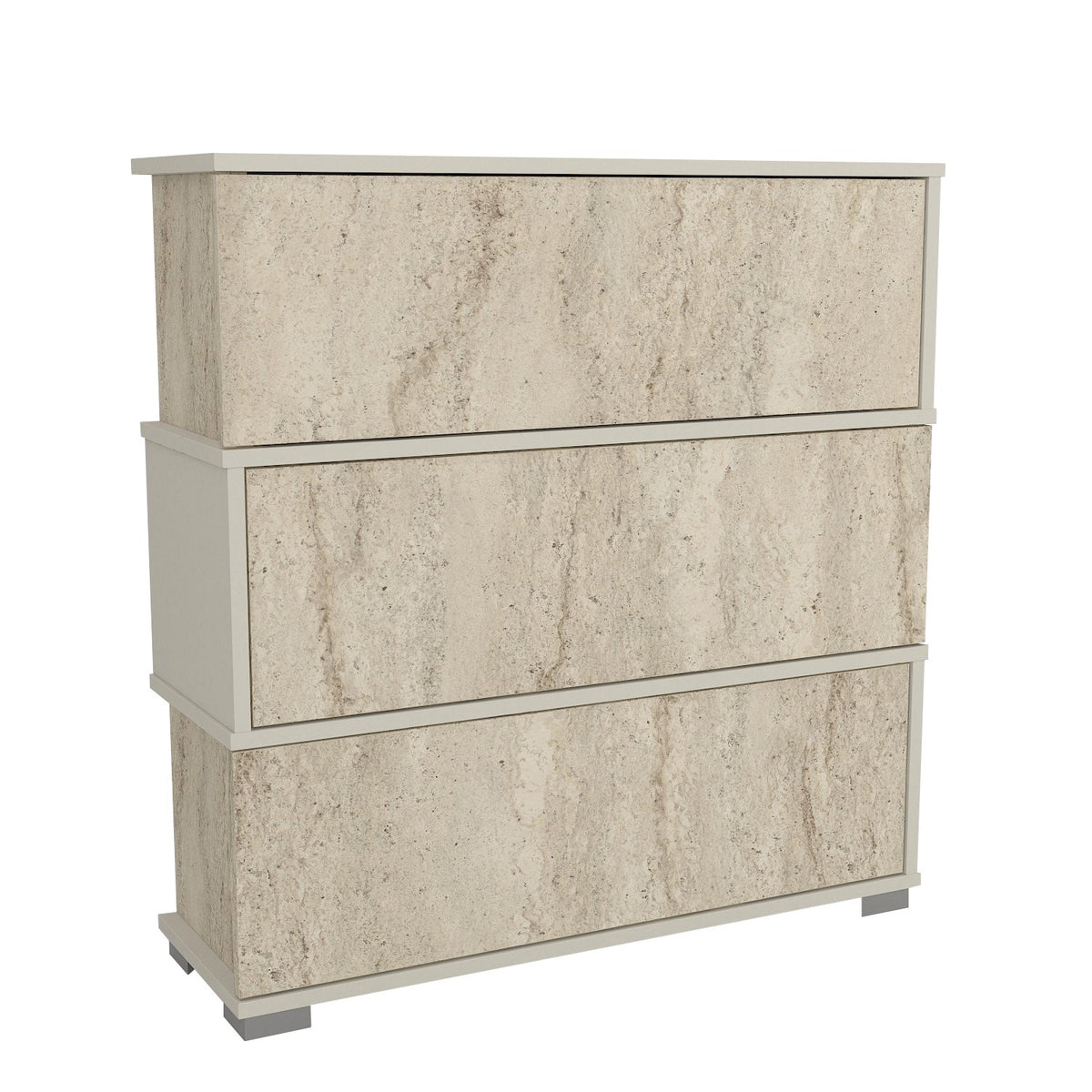 Παπουτσοθήκη Sitia Travertine - Αμμόλιθος 90x30x93 εκ. Μελαμίνης