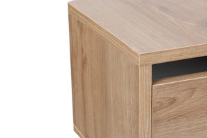 Έπιπλο Τηλεόρασης Kardaras Με Ράφια Δρυς 180x25x30 εκ. Μελαμίνης