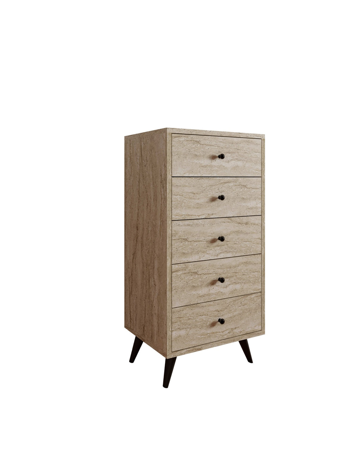 Συρταριέρα Katochori Travertine 50x40x103 εκ. Μελαμίνης