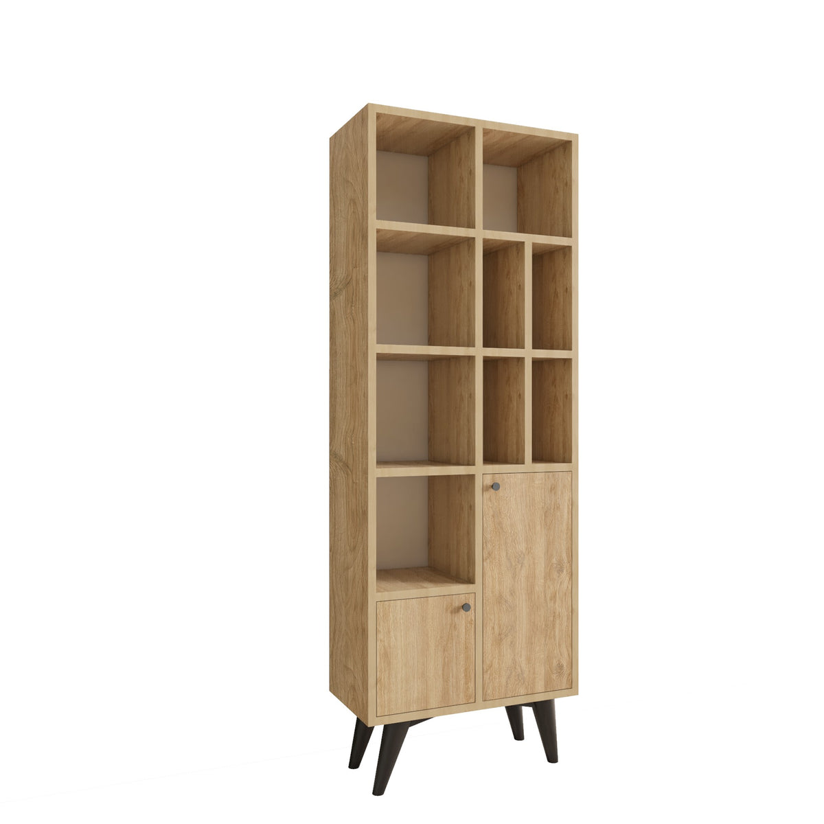 Βιβλιοθήκη Dirke Δρυς 60x30x170 εκ. Μελαμίνης