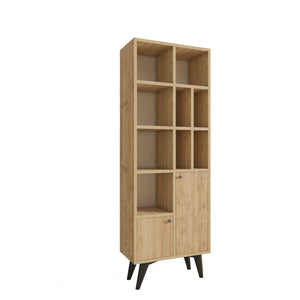 Βιβλιοθήκη Dirke Δρυς 60x30x170 εκ. Μελαμίνης