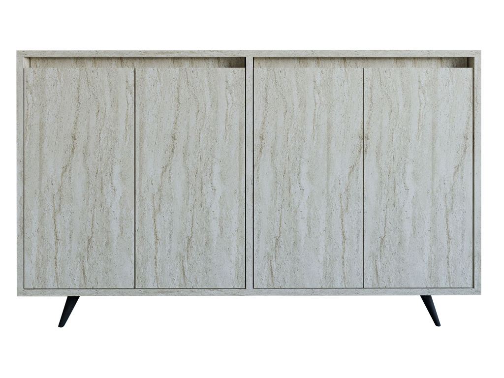 Κονσόλα Amphitrite Travertine 140x40x86 εκ. Μελαμίνης - Pakobazaar