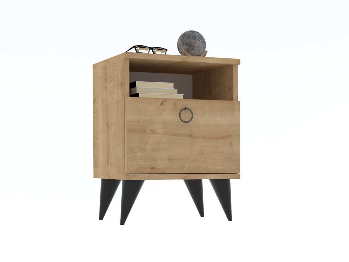 Κομοδίνο Zervochori Sapphire 40x40x50 εκ. Μελαμίνης