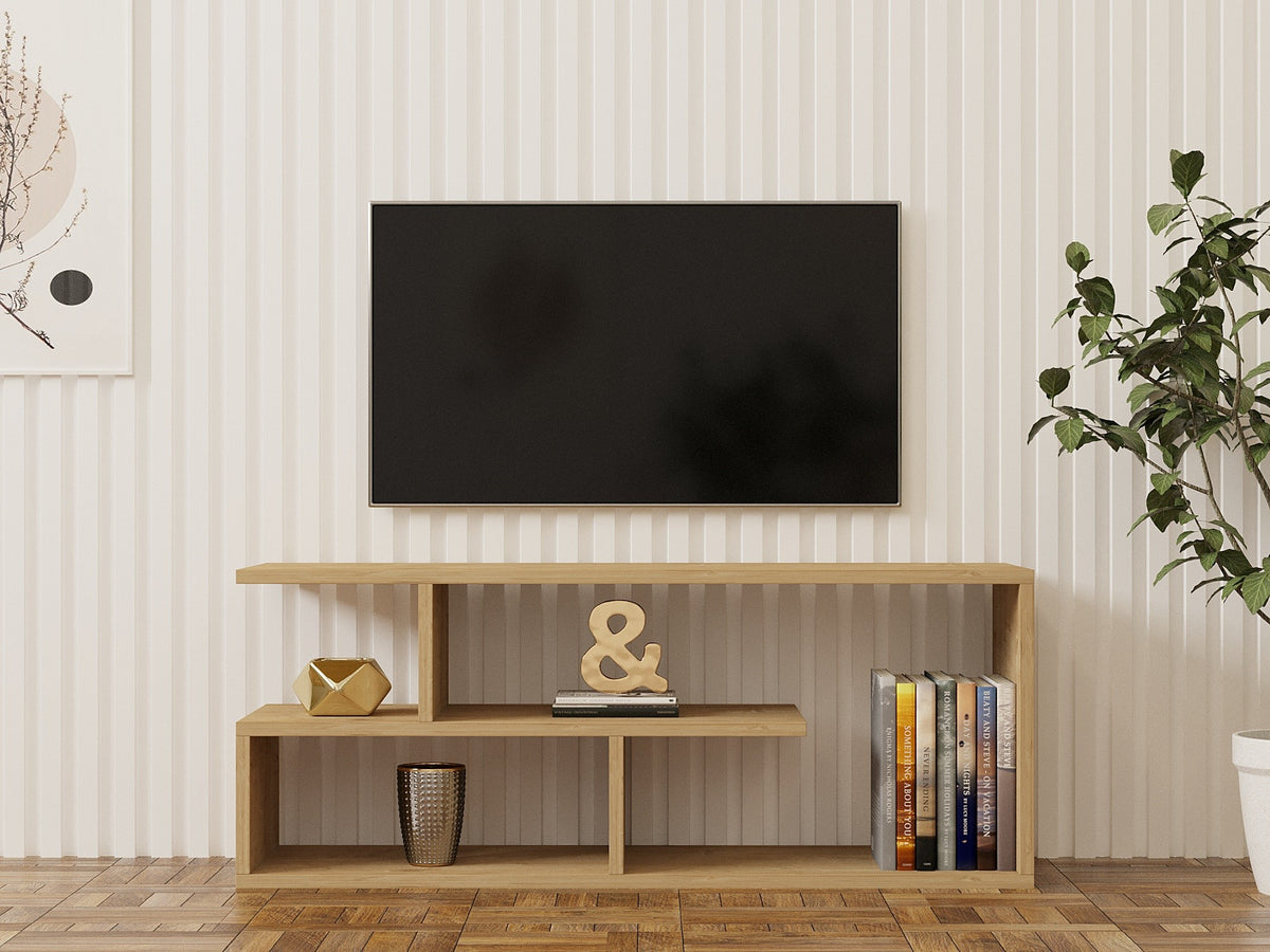 Έπιπλο Τηλεόρασης Pilio Sapphire 100x29.6x40 εκ. Μελαμίνης