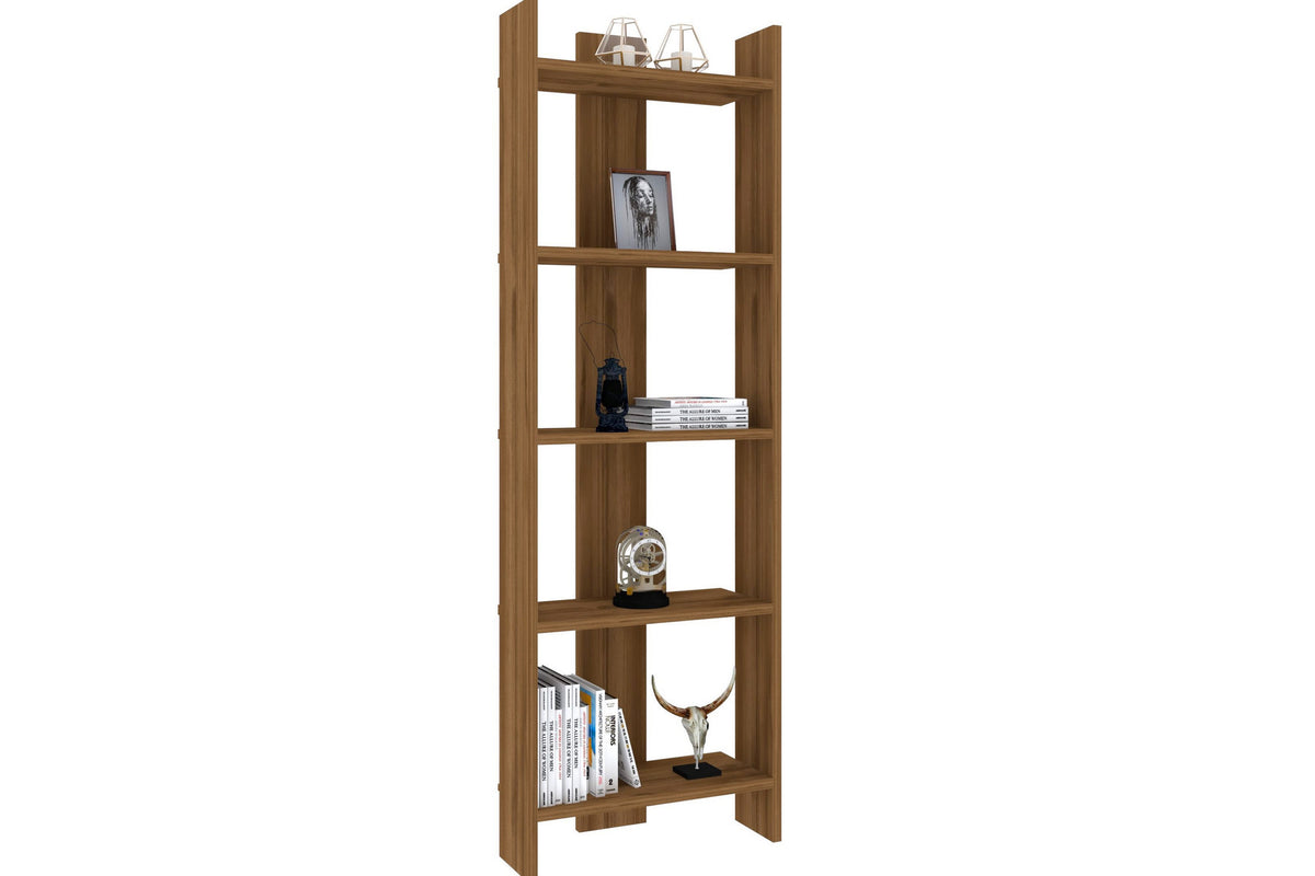 Βιβλιοθήκη Dion Καρυδί 52.4x22.6x149 εκ. Μελαμίνης