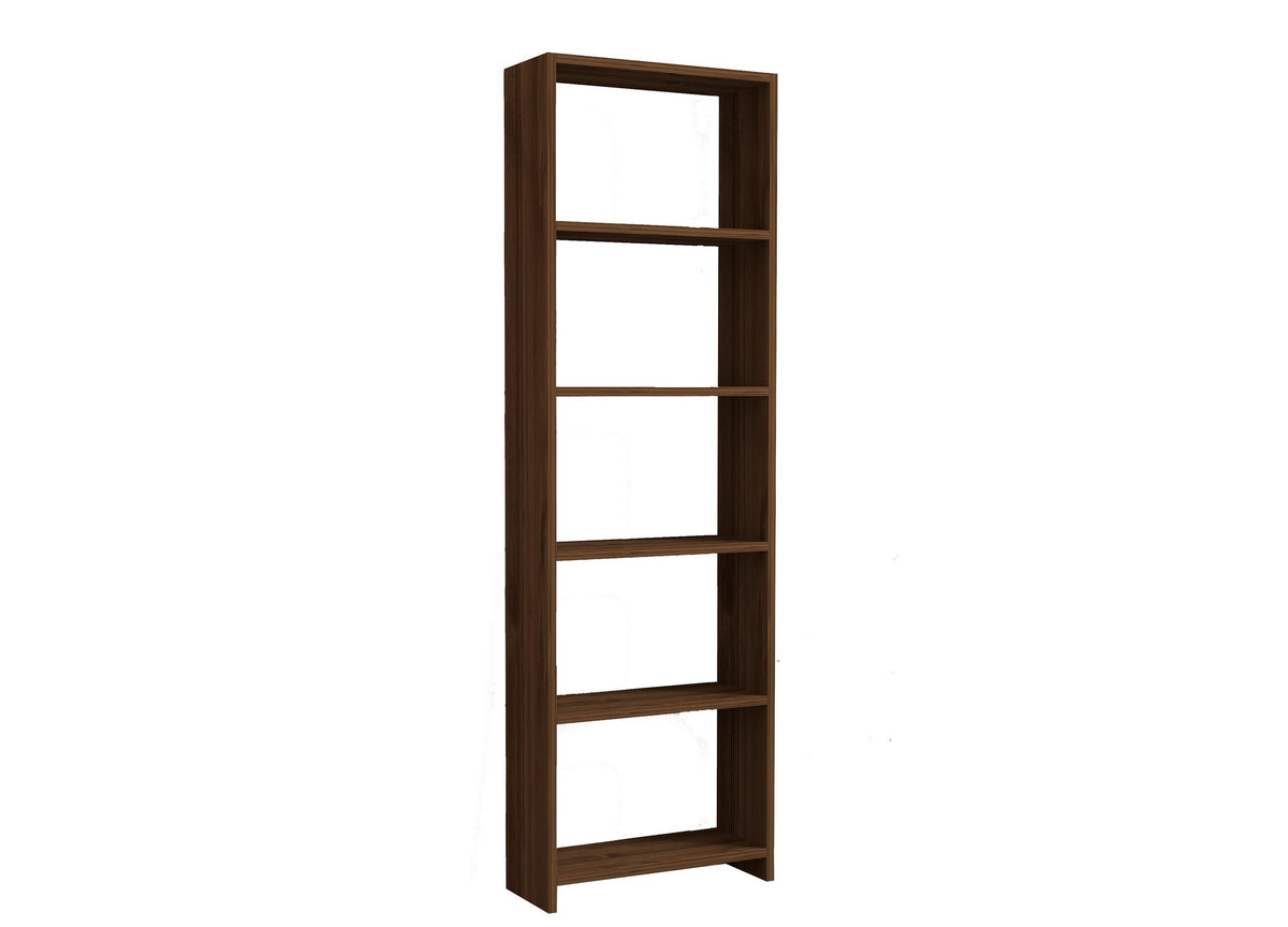 Βιβλιοθήκη Anavyssos Καρυδί 50x19.6x160 εκ. Μελαμίνης