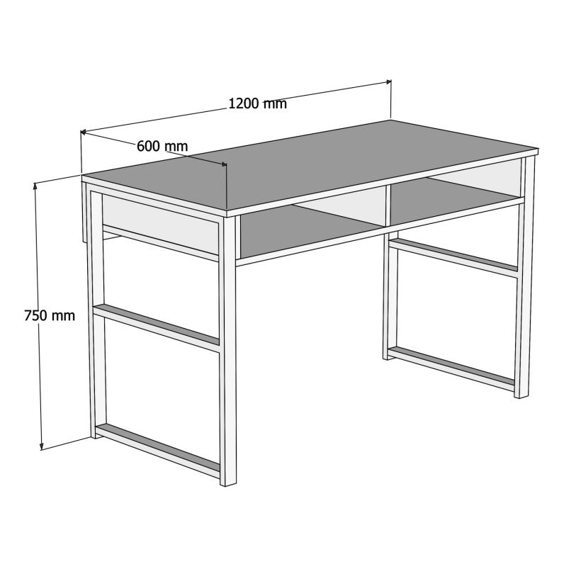 Γραφείο Mandra Sapphire 120x60x72 εκ. Μελαμίνης