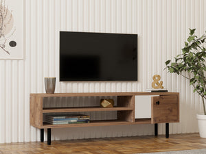 Έπιπλο Τηλεόρασης Paleochora Ατλαντικό Πεύκο 120x30x38 εκ. Μελαμίνης