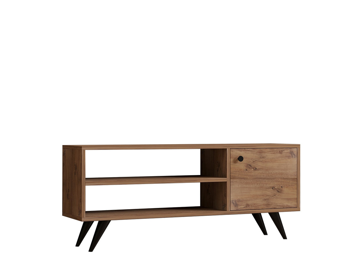 Έπιπλο Τηλεόρασης Thermi Ατλαντικό Πεύκο 120x29x50 εκ. Μελαμίνης