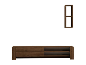 Έπιπλο Τηλεόρασης Agkistri Καρυδί 160x26.8x33 εκ. Μελαμίνης