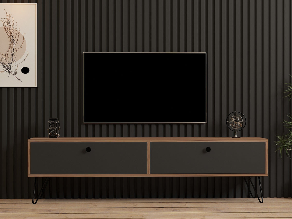 Σύνθεση Τηλεόρασης Tristeno Ατλαντικό Πεύκο 160x29.6x45 εκ. Μελαμίνης