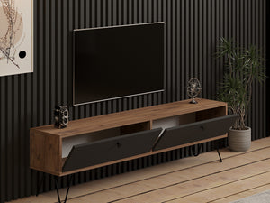 Σύνθεση Τηλεόρασης Tristeno Ατλαντικό Πεύκο 160x29.6x45 εκ. Μελαμίνης