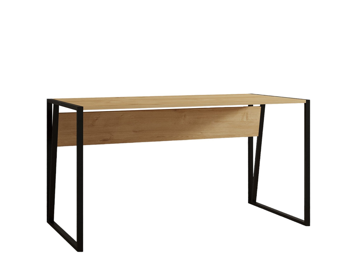 Γραφείο Kyllini Μαύρο Sapphire 140x70x74 εκ. Μελαμίνης