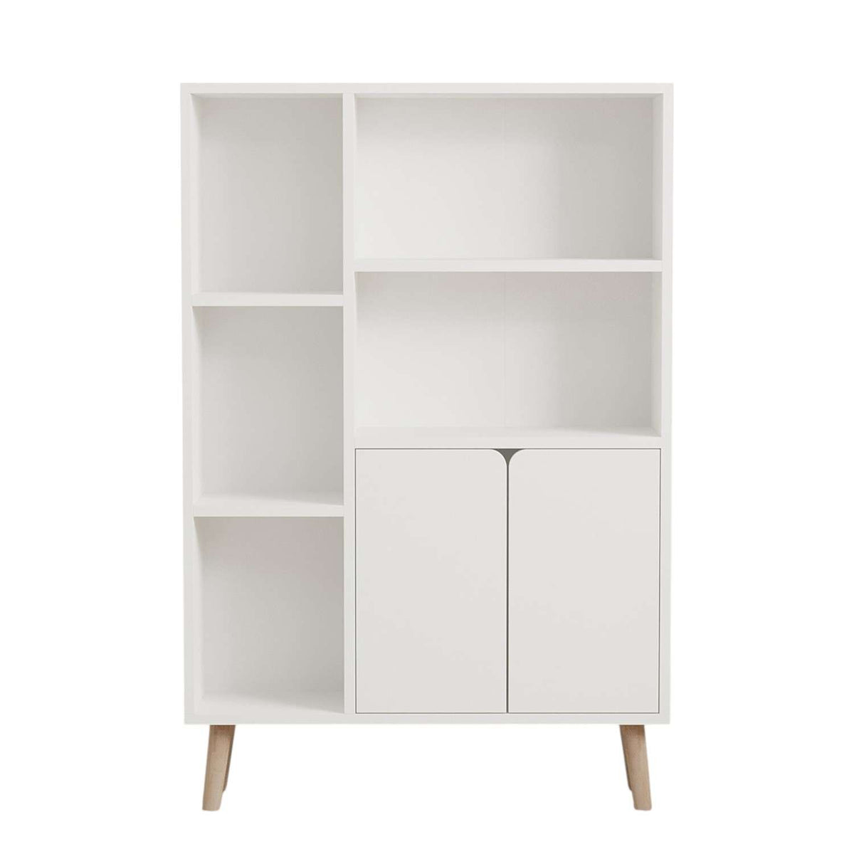 Βιβλιοθήκη Amaliada Λευκό 25x50x48.6 εκ. Μελαμίνης