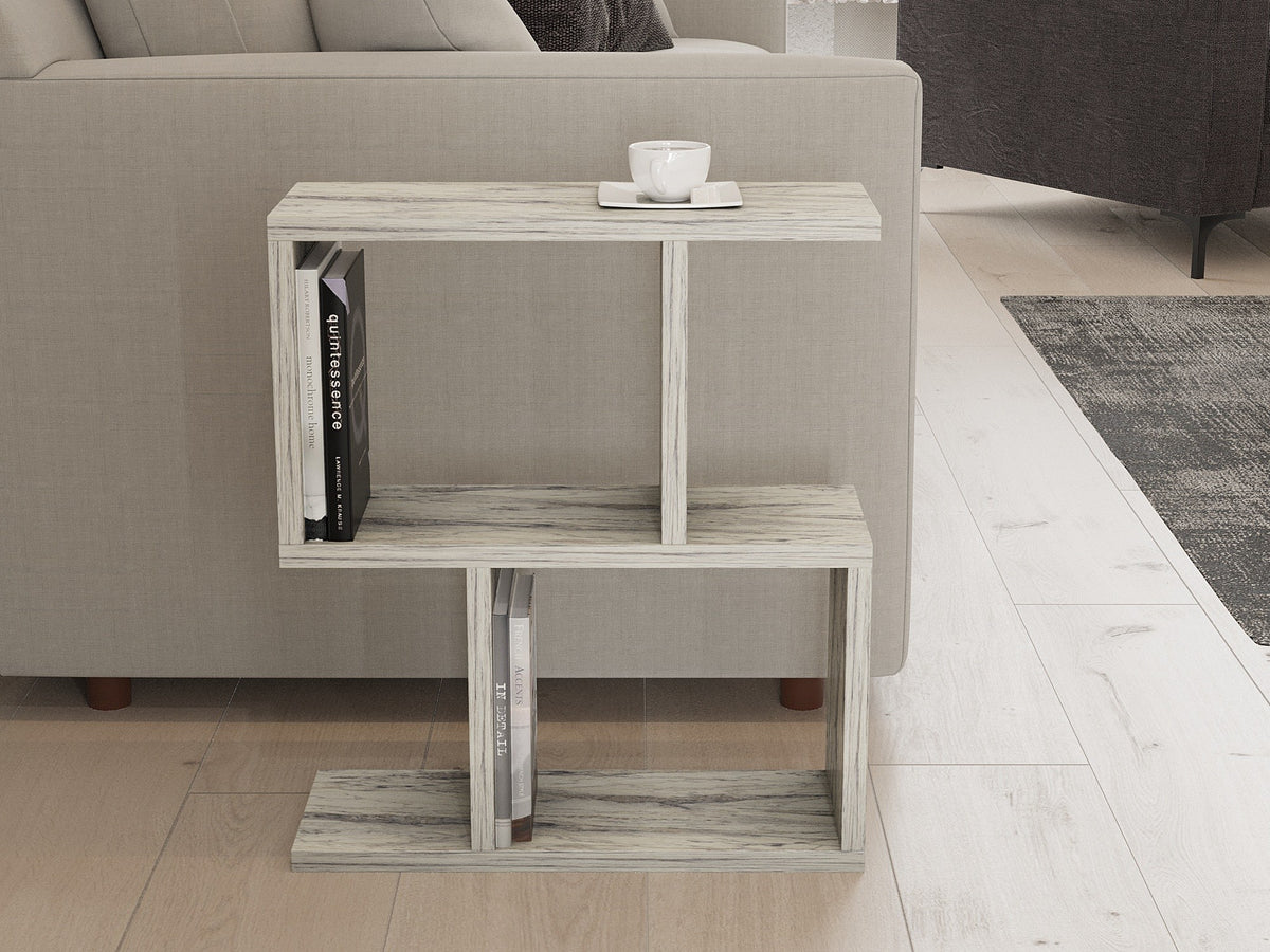 Βοηθητικό Τραπεζάκι Imbros Μάρμαρο Freesia 45x17x51.4 εκ. Μελαμίνης