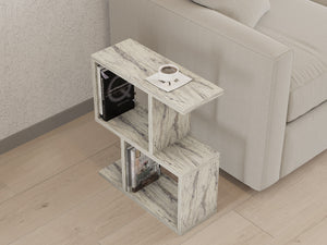 Βοηθητικό Τραπεζάκι Imbros Μάρμαρο Freesia 45x17x51.4 εκ. Μελαμίνης