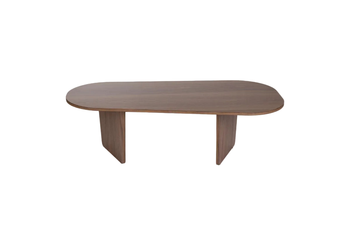 Τραπεζάκι Σαλονιού Ammoudia Καρυδί Venezia 130x65x40 εκ. Μελαμίνης