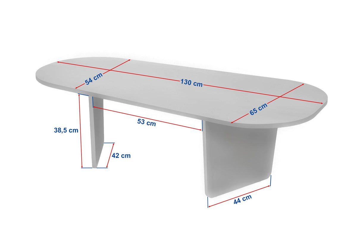 Τραπεζάκι Σαλονιού Ammoudia Ατλαντικό Πεύκο 130x65x40 εκ. Μελαμίνης