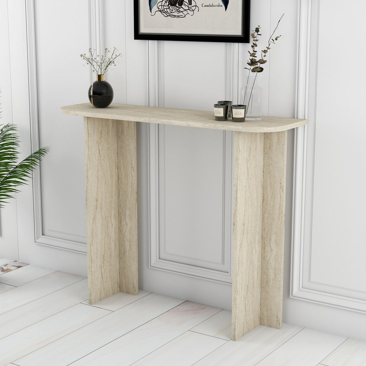 Τουαλέτα Kastanies Travertine 105x30x85 εκ. Μελαμίνης