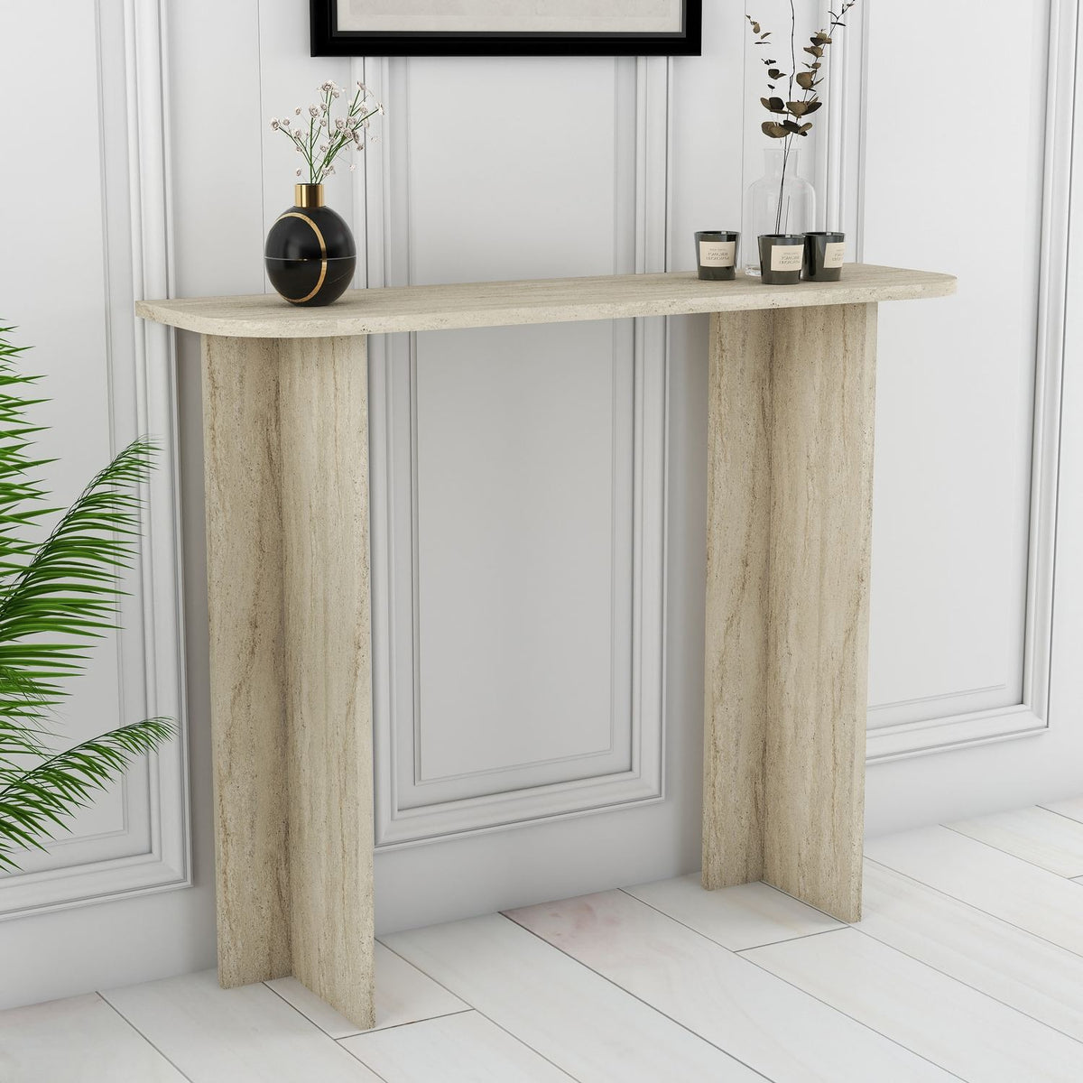 Τουαλέτα Kastanies Travertine 105x30x85 εκ. Μελαμίνης