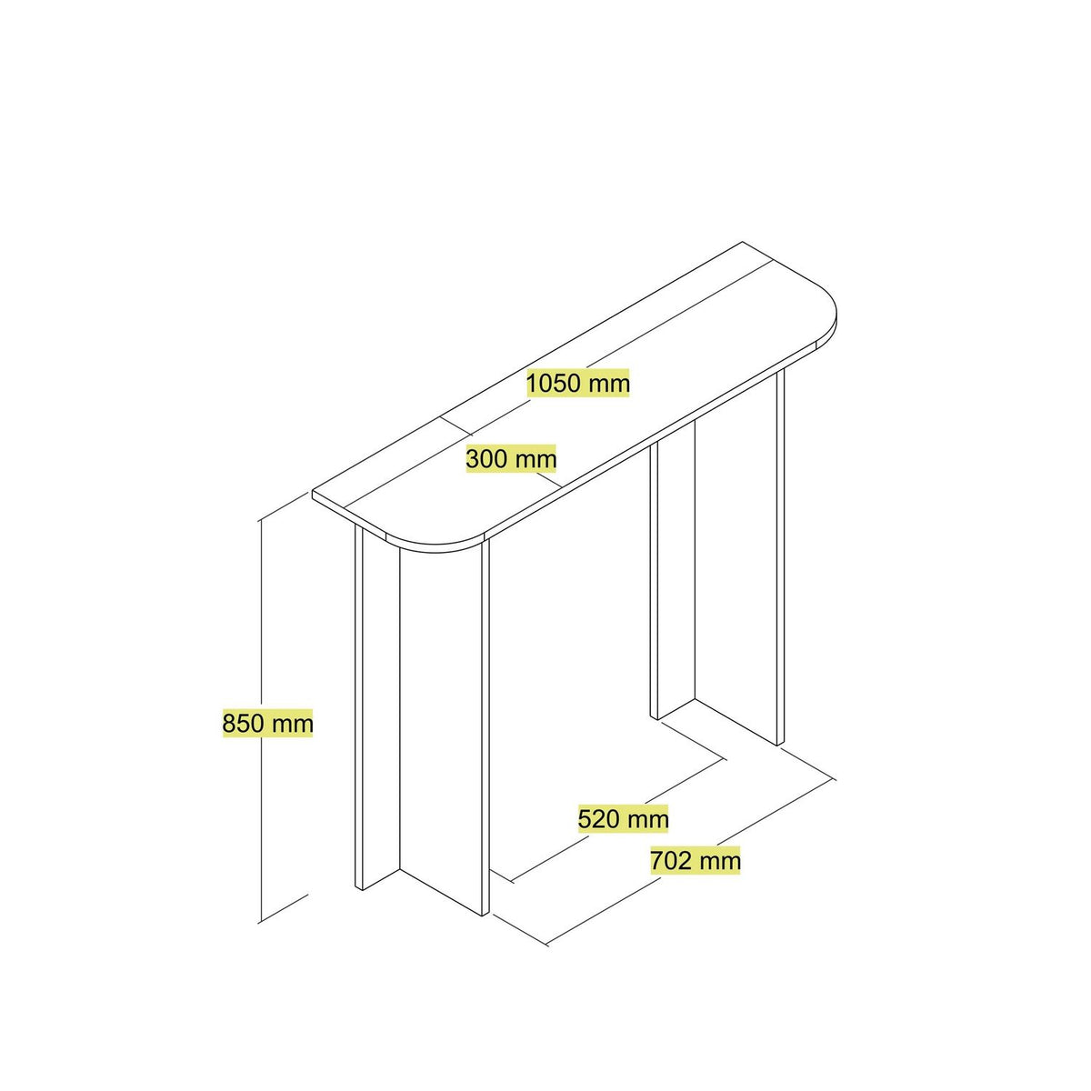 Τουαλέτα Kastanies Travertine 105x30x85 εκ. Μελαμίνης