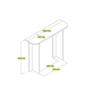Τουαλέτα Kastanies Travertine 105x30x85 εκ. Μελαμίνης