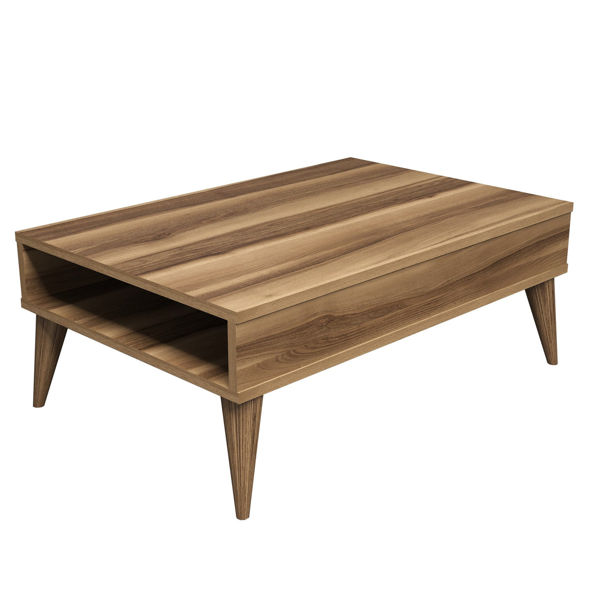 Τραπεζάκι Σαλονιού Orino Καρυδί 90x60x34.6 εκ. Μελαμίνης