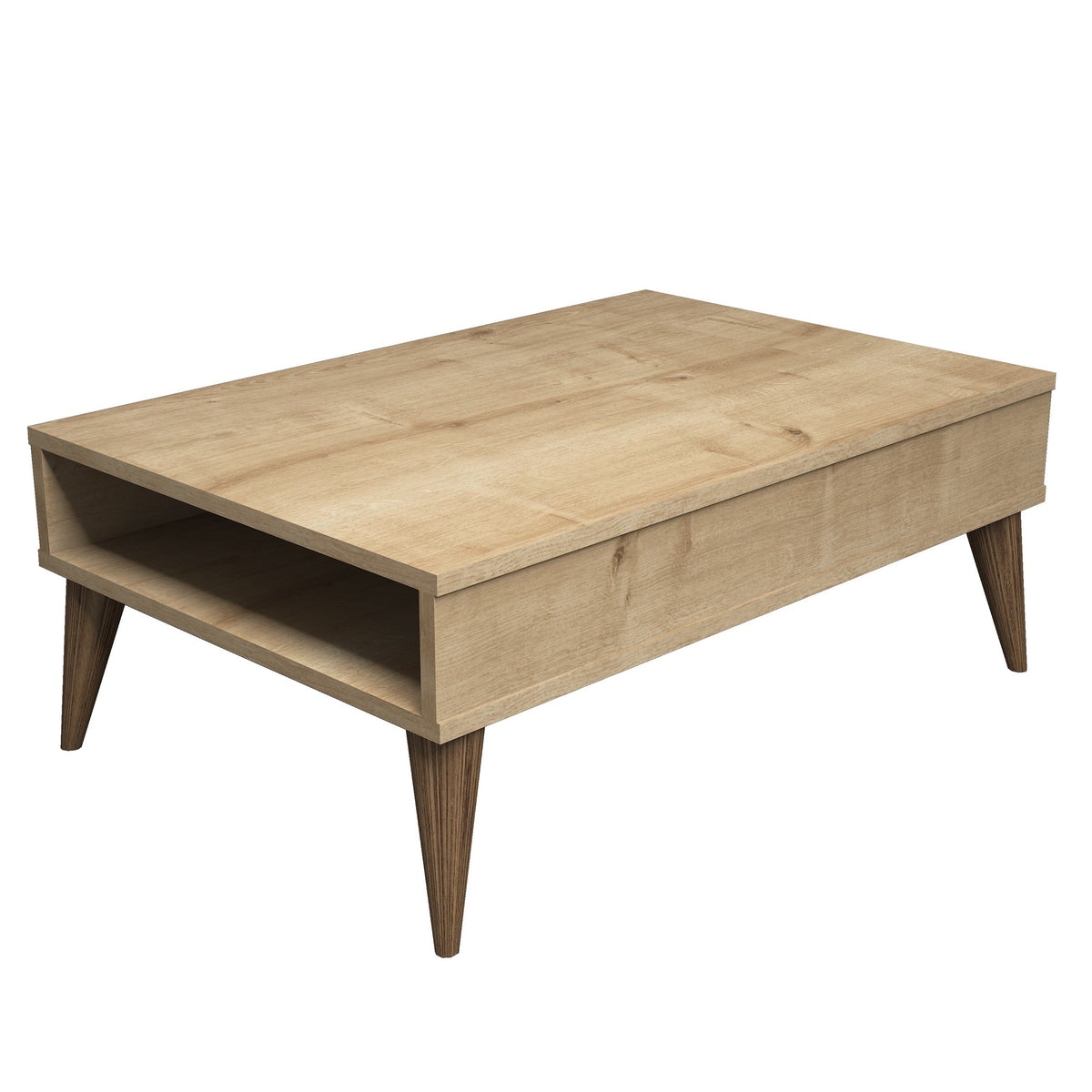 Τραπεζάκι Σαλονιού Orino Δρυς 90x60x34.6 εκ. Μελαμίνης