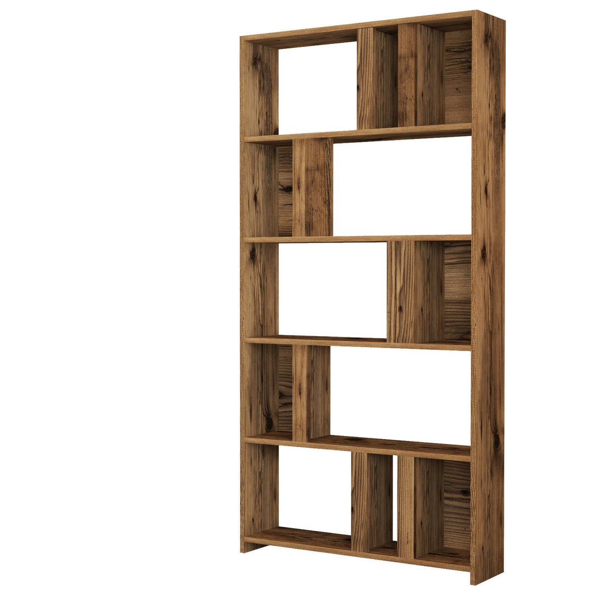 Βιβλιοθήκη Agapi Καρυδί 90x20x180 εκ. Μελαμίνης