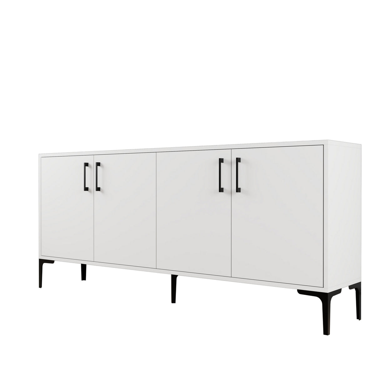 Κονσόλα Patmos Λευκό 180x35x78 εκ. Μελαμίνης