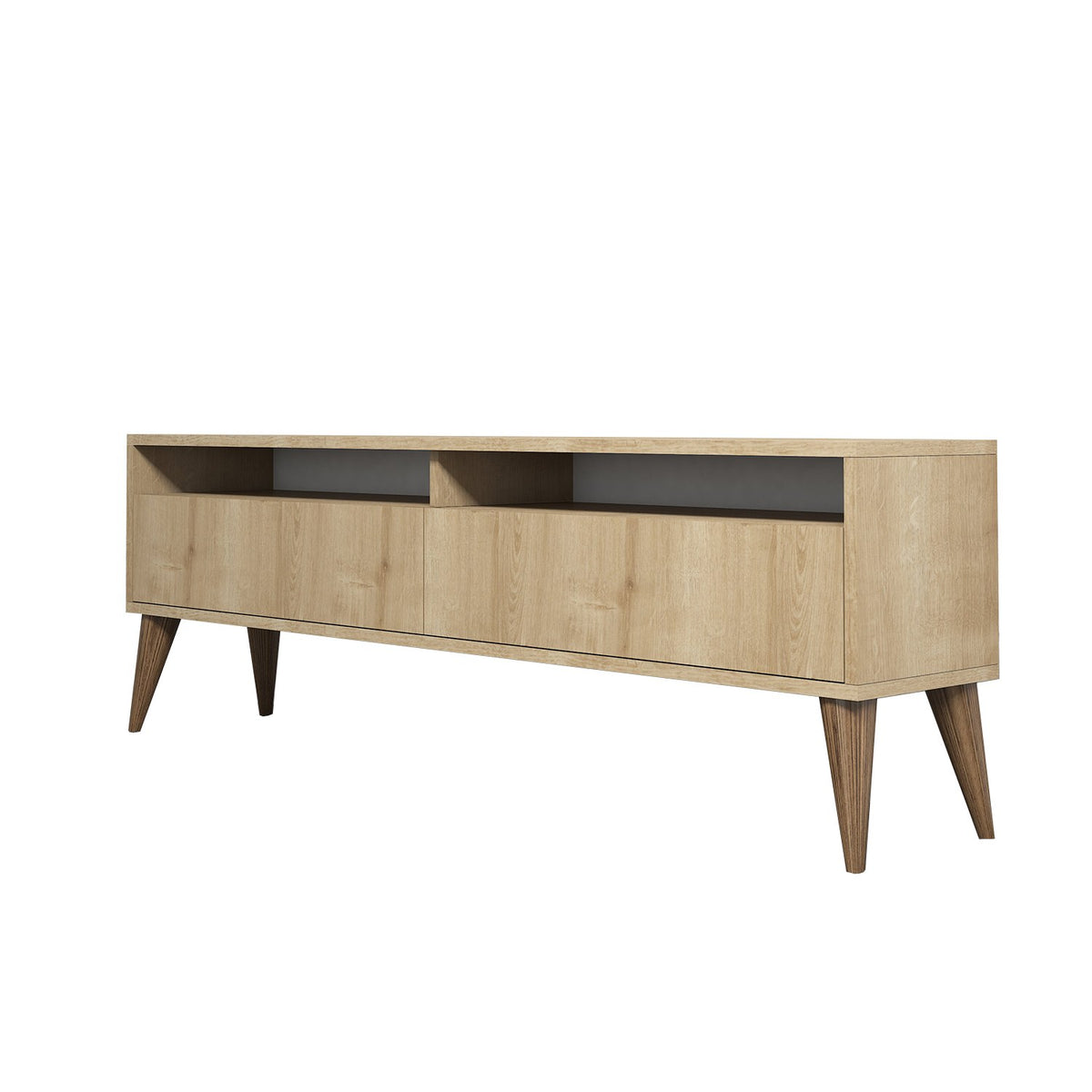 Έπιπλο Τηλεόρασης Orino Δρυς 150x50x30 εκ. Μελαμίνης