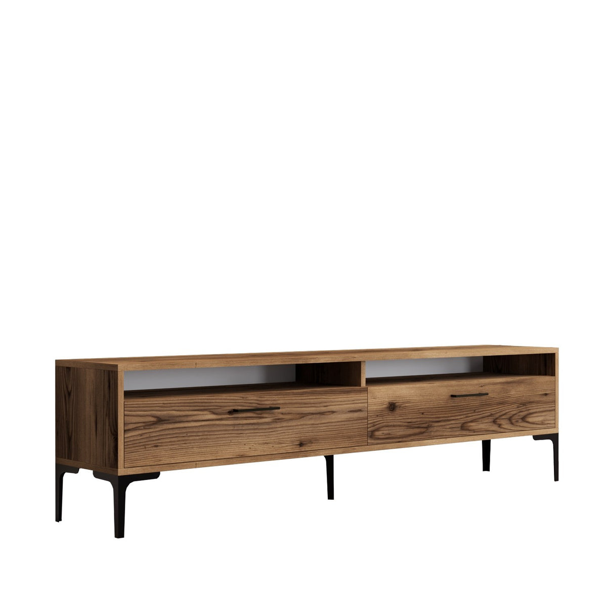 Έπιπλο Τηλεόρασης Omalos Καρυδί 180x47x35 εκ. Μελαμίνης
