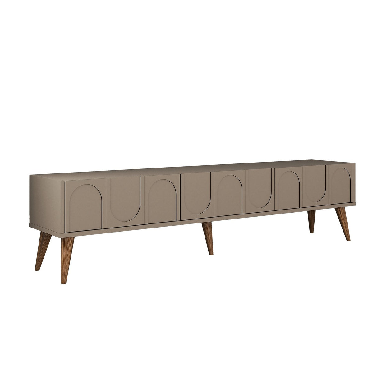 Έπιπλο Τηλεόρασης Kastriani Atlas - Καρυδί 180x35x44 εκ. Μελαμίνης
