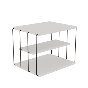 Βοηθητικό Τραπεζάκι Astrous Λευκό 50x40x33 εκ. Μελαμίνης