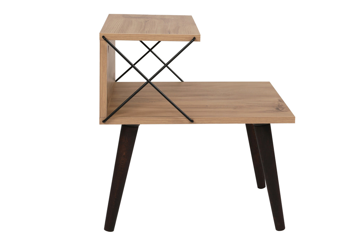 Κομοδίνο Zacharo Πεύκο 50x40x55 εκ. Μελαμίνης