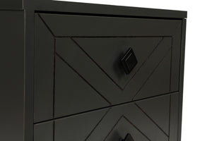 Κομοδίνο Atokos Ανθρακί 50x40x55 εκ. Μελαμίνης