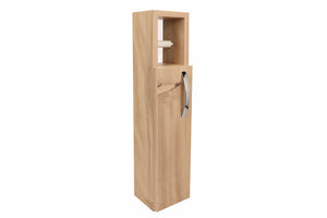 Ντουλάπι Μπάνιου Gyaros Δρυς 15x12x65 εκ. Μελαμίνης
