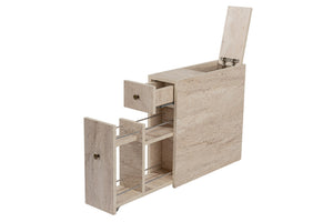 Ντουλάπι Μπάνιου Lakki Travertine 20x60x55 εκ. Μελαμίνης