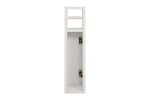 Ντουλάπι Μπάνιου Gyaros Λευκό 15x12x65 εκ. Μελαμίνης