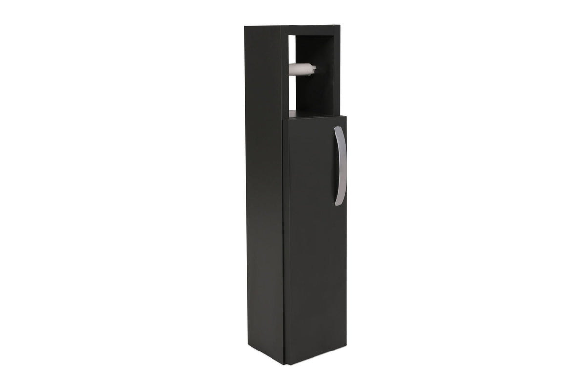 Ντουλάπι Μπάνιου Gyaros Ανθρακί 15x12x65 εκ. Μελαμίνης