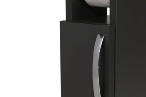 Ντουλάπι Μπάνιου Gyaros Ανθρακί 15x12x65 εκ. Μελαμίνης