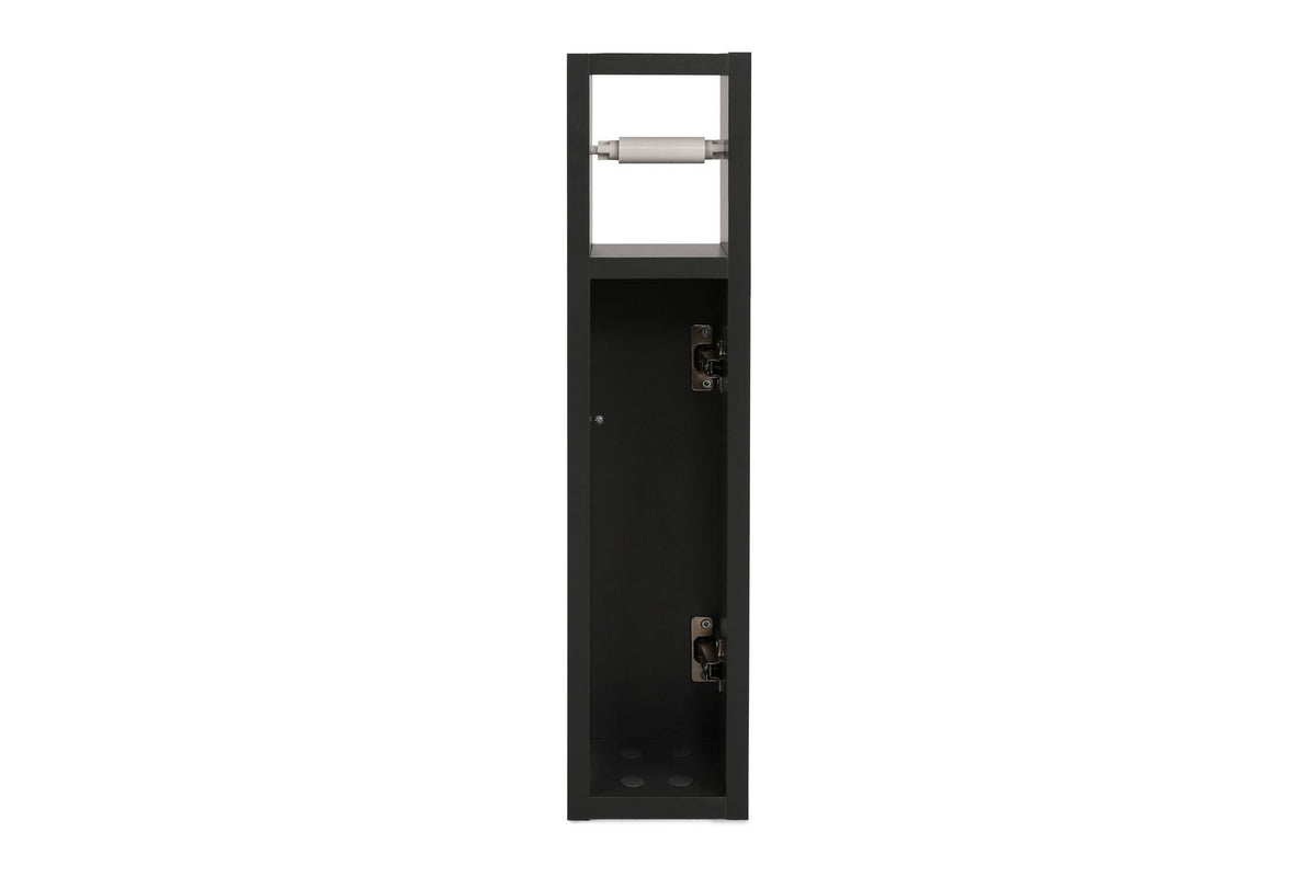 Ντουλάπι Μπάνιου Gyaros Ανθρακί 15x12x65 εκ. Μελαμίνης