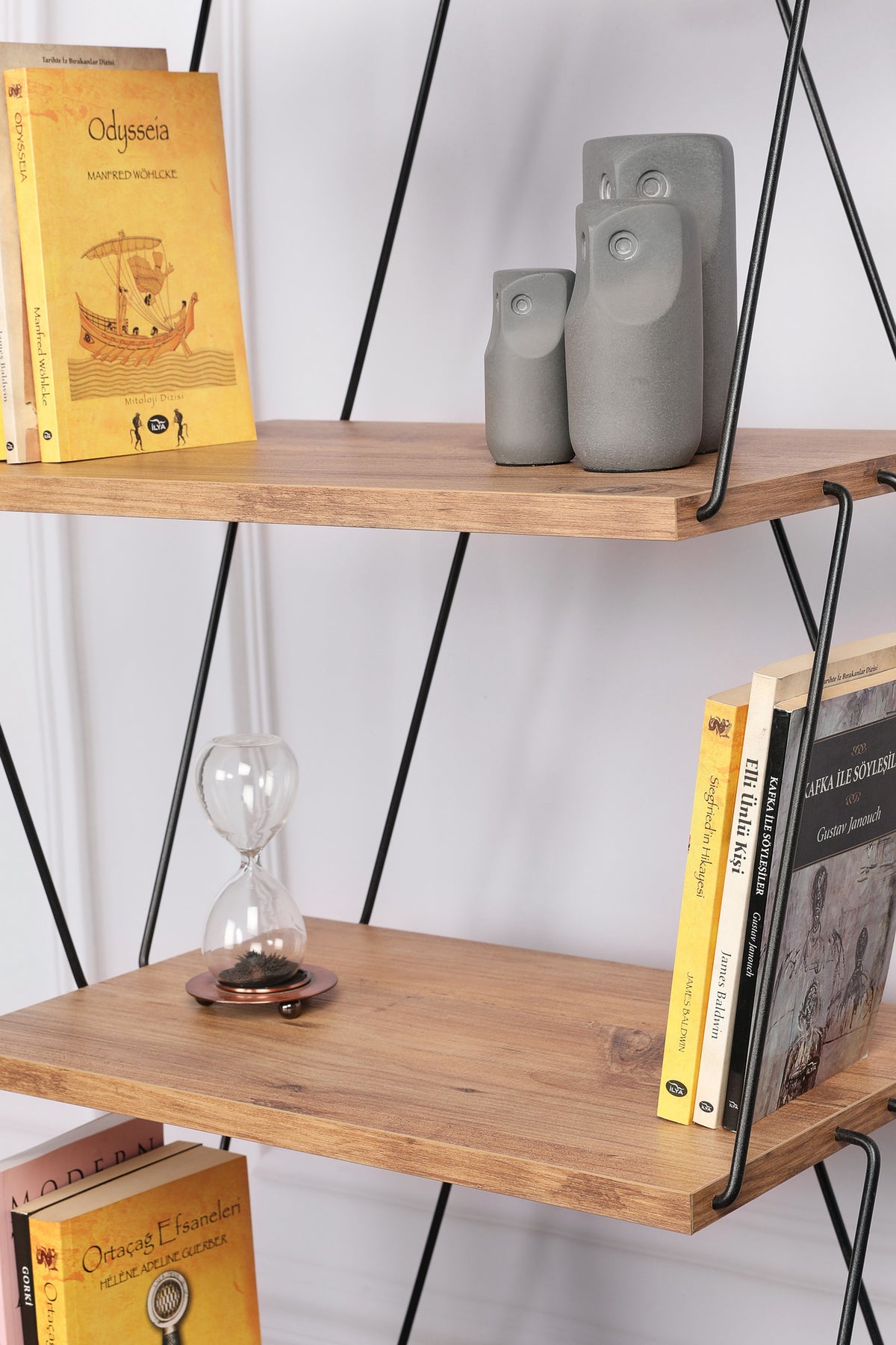 Βιβλιοθήκη Skinos Πεύκο 46x30x165 εκ. Μελαμίνης