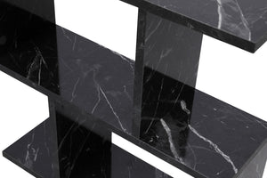 Βοηθητικό Τραπεζάκι Filiatra Μαύρο Μάρμαρο 60x20x60 εκ. Μελαμίνης