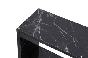 Βοηθητικό Τραπεζάκι Filiatra Μαύρο Μάρμαρο 60x20x60 εκ. Μελαμίνης