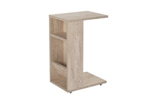 Βοηθητικό Τραπεζάκι Eresos Travertine 30x40x63 εκ. Μελαμίνης