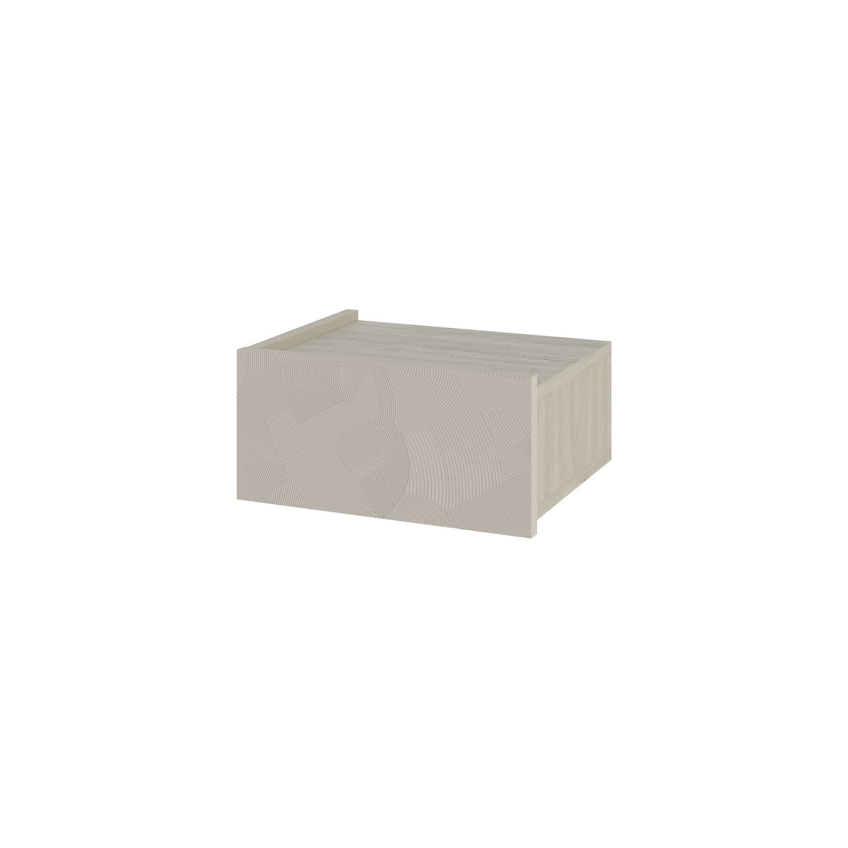Κομοδίνο Diakofti Αμμόλιθος - Travertine 38.4x31x18.5 εκ. Μελαμίνης