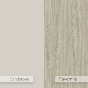 Κομοδίνο Diakofti Αμμόλιθος - Travertine 38.4x31x18.5 εκ. Μελαμίνης