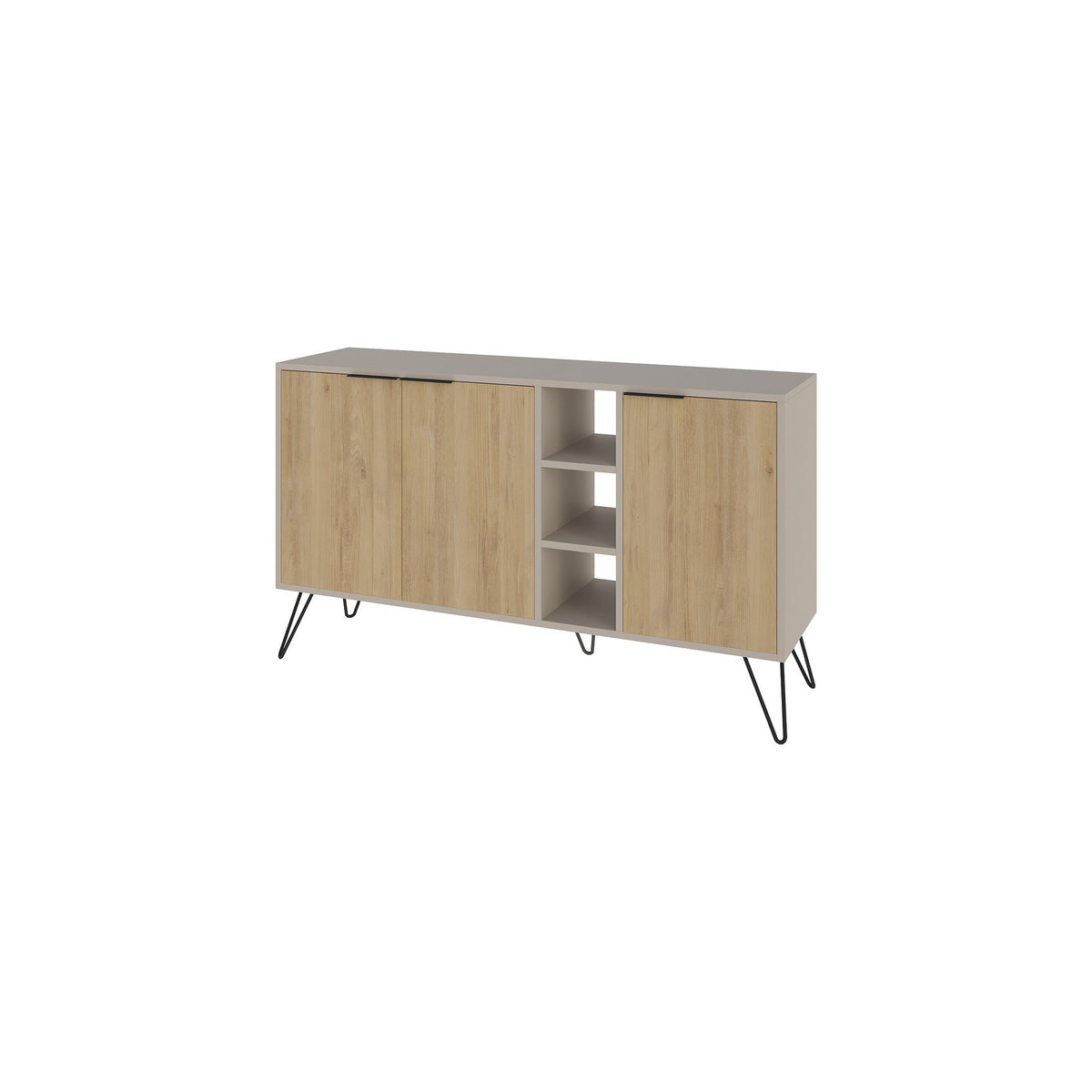 Κονσόλα Kea Αμμόλιθος - Δρυς 142x35.6x83 εκ. Μελαμίνης